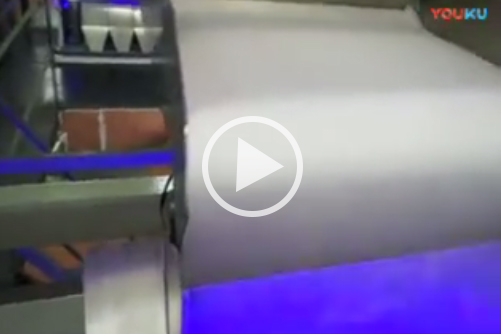 Video of color separation of a quartz factory